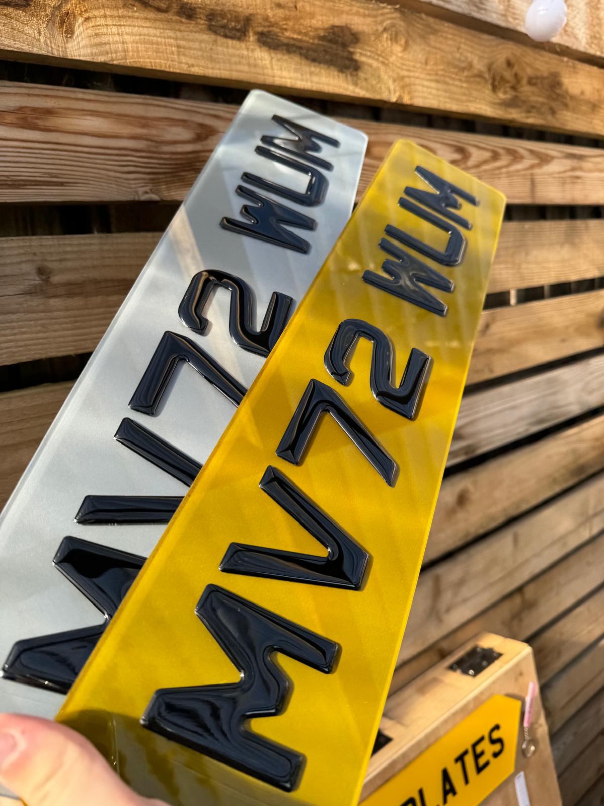TINTED 3D GEL METRO PLATES