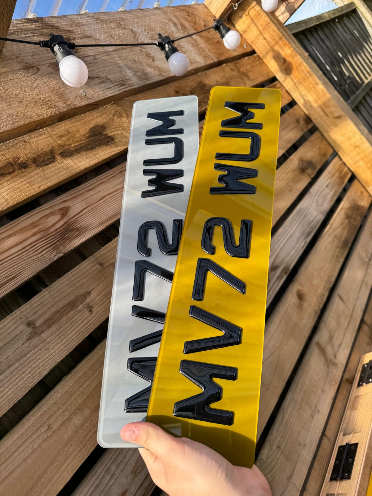 TINTED 3D GEL METRO PLATES
